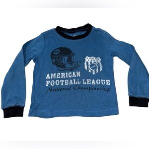 Boys thermal football long sleeve shirt